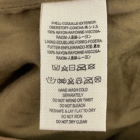 Free People Oh Snap Vegan Leather Mini Skirt Womens Size 6 Tan Brown OB527316 - Picture 10 of 12